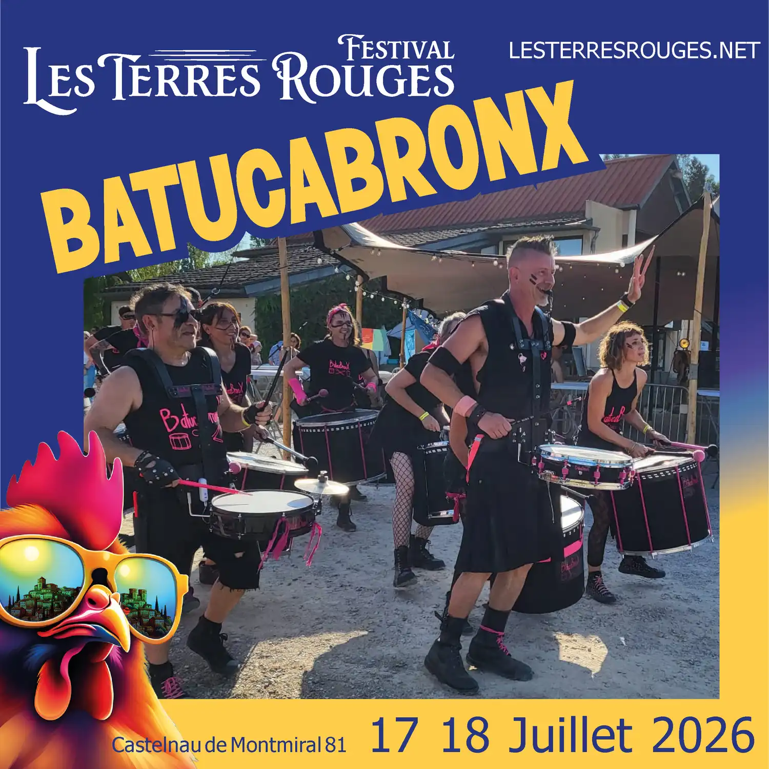 batucabronx festival les terres rouges 2026