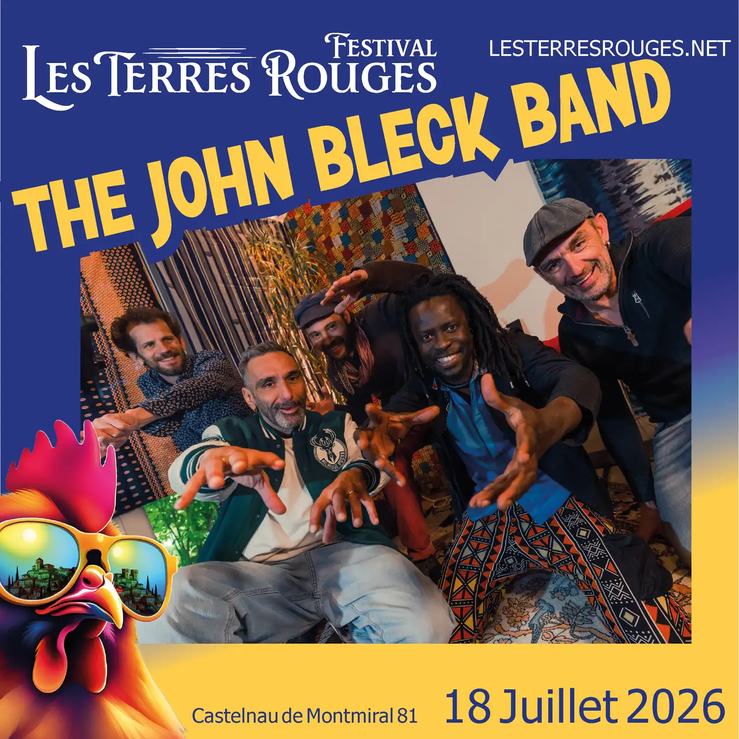 the john bleck band festival les terres rouges 2026